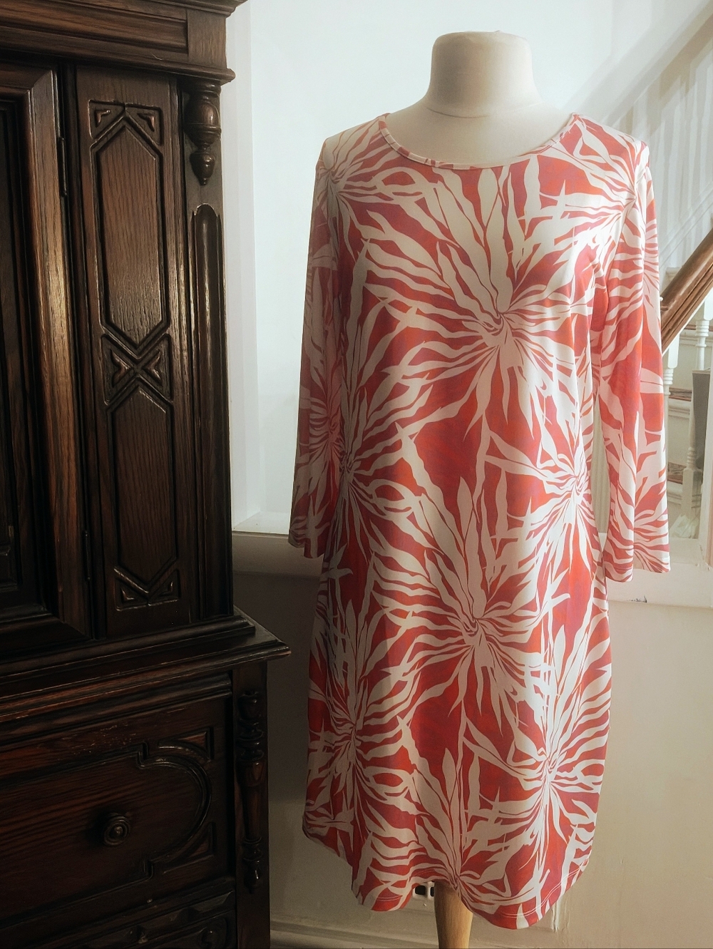 Jean-Pierre Klifa Floral Shift Dress Size XL